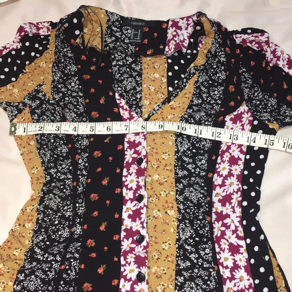 Forever 21 Boho Hippie Dress Medium - Picture 9 of 12